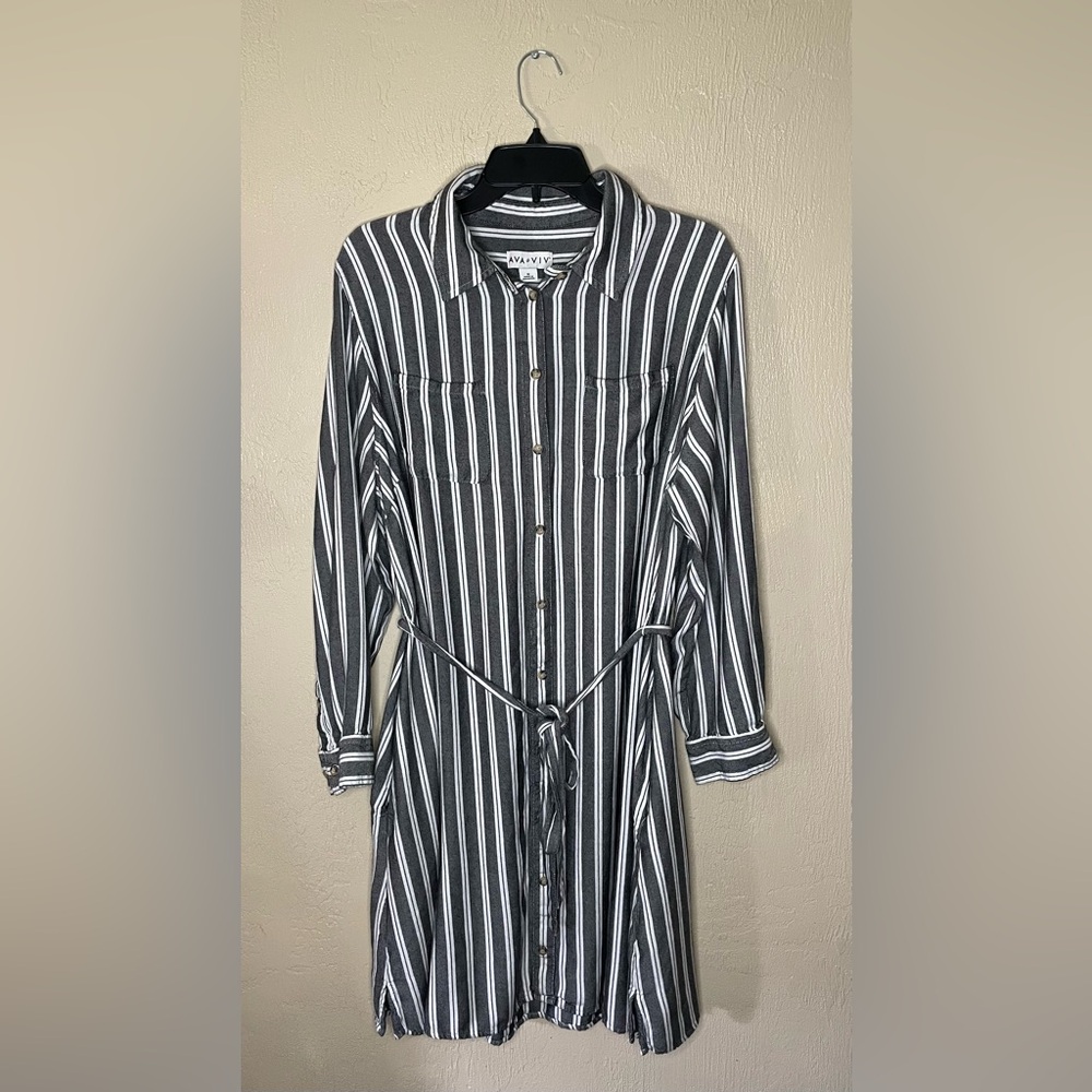 Ava & Viv Striped Dress
